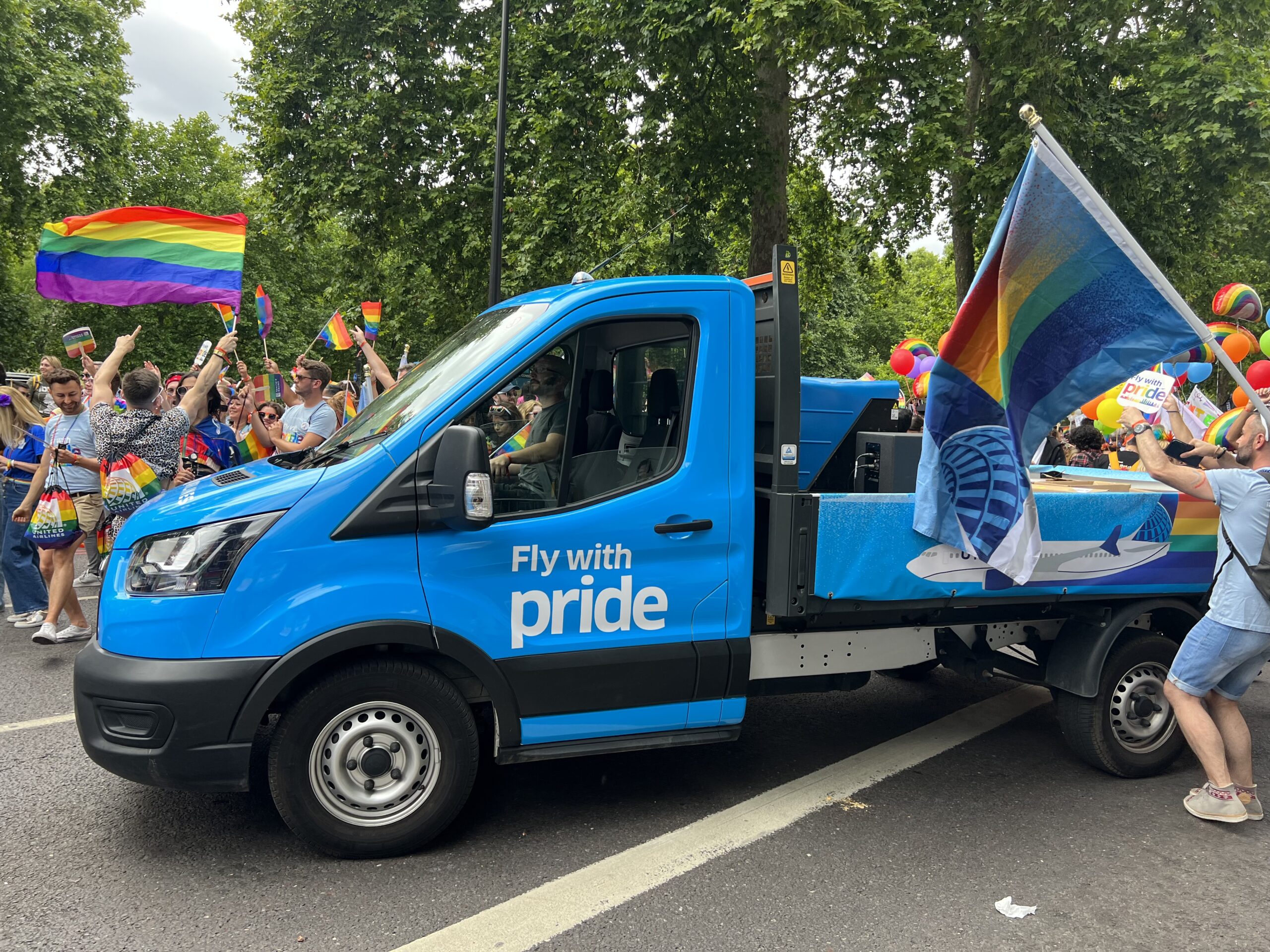 London pride experiential mobile activation. Nvs visuals international and nation wide mobile campaigns